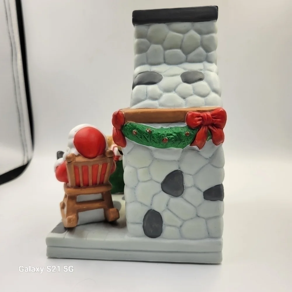 PartyLite fireside santa